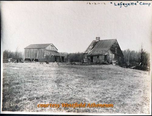 Lafayette Camp in Blandford on the Huckleberry Trolley Line