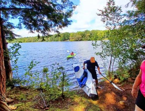 Lake Ashmere Island in Hinsdale