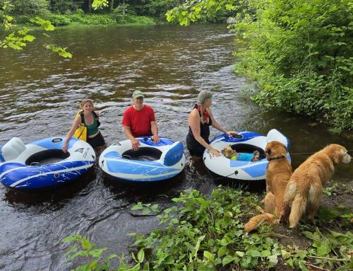 Tubing on the East Branch of the Westfield River in Chesterfield