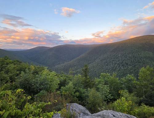 Sunset from Sperry Road Campground